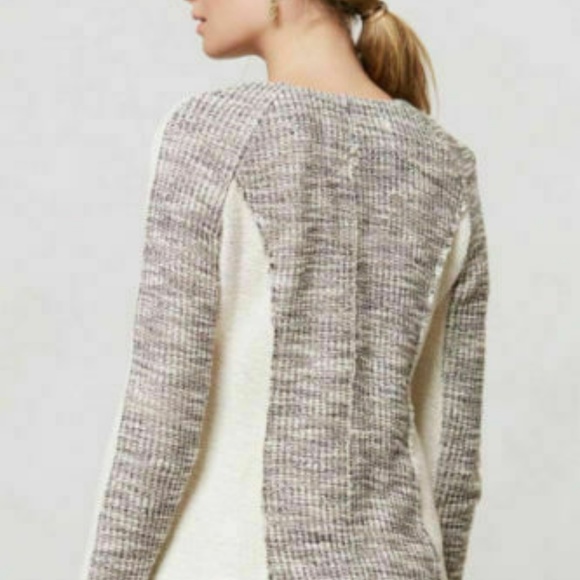 Anthropologie Cartonnier Glimmer Tweed Knit Jacket - Picture 4 of 6